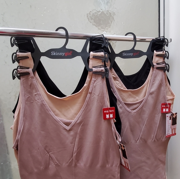NWT SKINNYGIRL 3PK Shaping Reversible Camis;S, M, L & XL; Smooths & Shapes; $45 - Picture 7 of 14